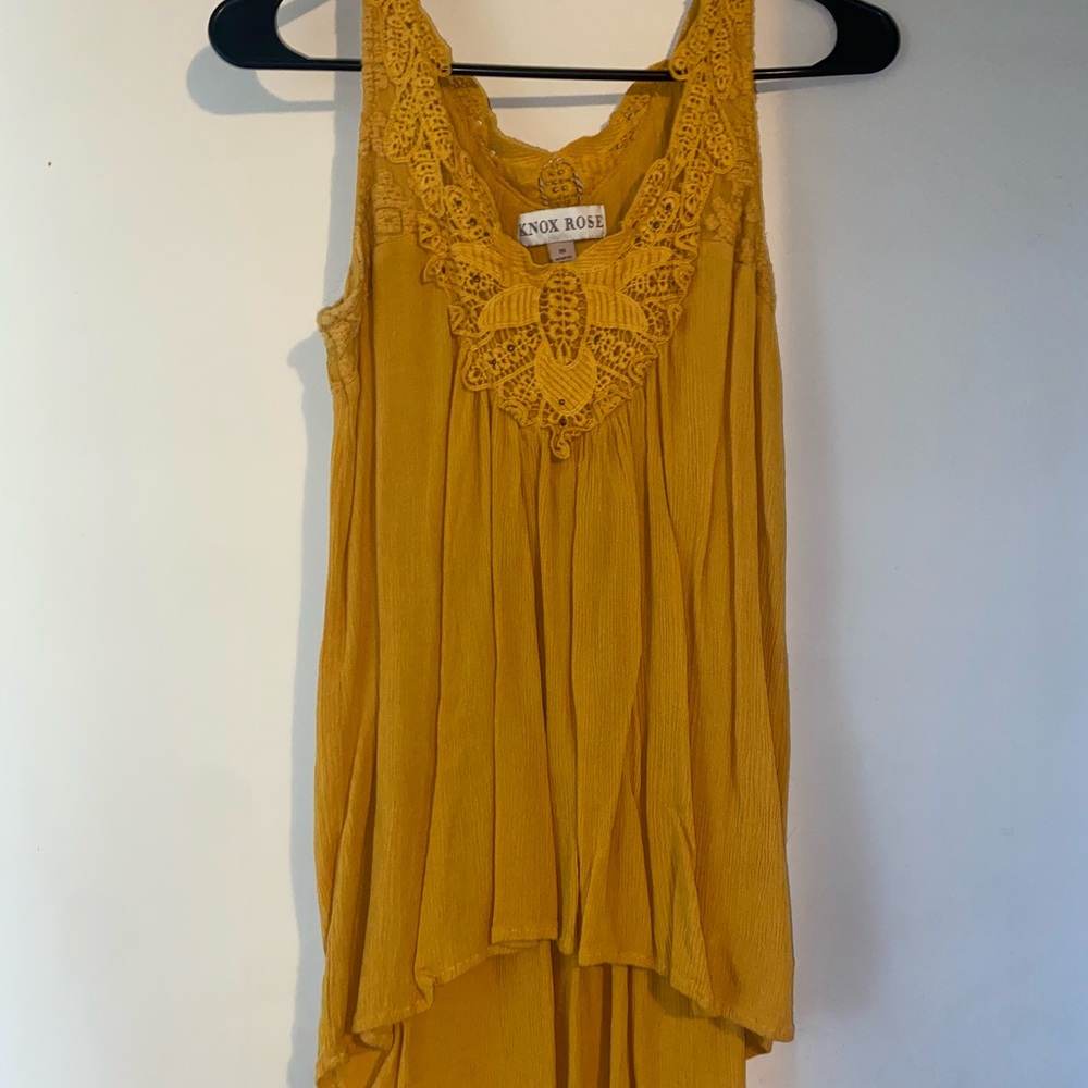 Yellow tank top
